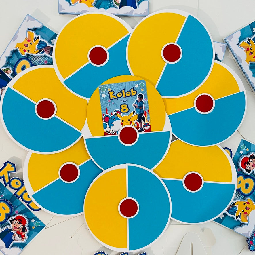 Personalized 3D Pokemon Gable Boxes | Personalized Party Favor Boxes