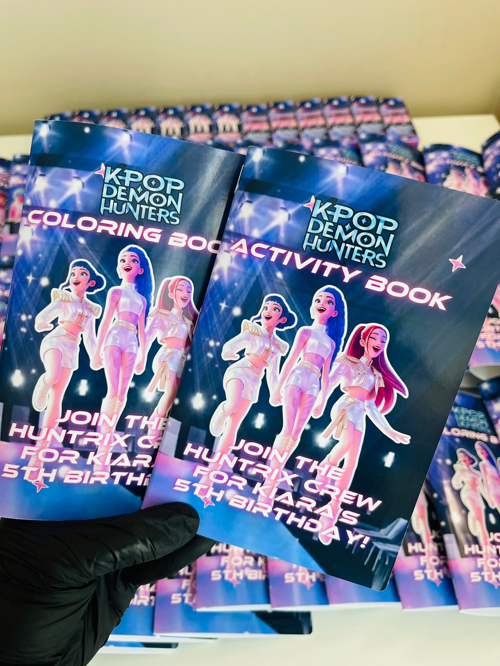 KPOP Demon Hunters Activity Kit for Kids KPOP Activity Book, Coloring Book, Stickers Set Personalized Party Favor