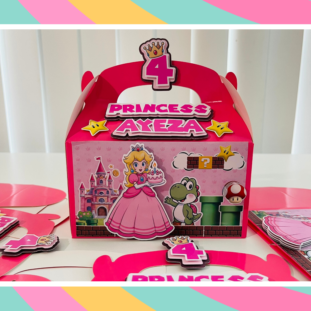 3D Princess Peach Gable Box