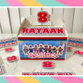 Personalized 3D Roblox Gable Boxes | Personalized Party Favor Boxes