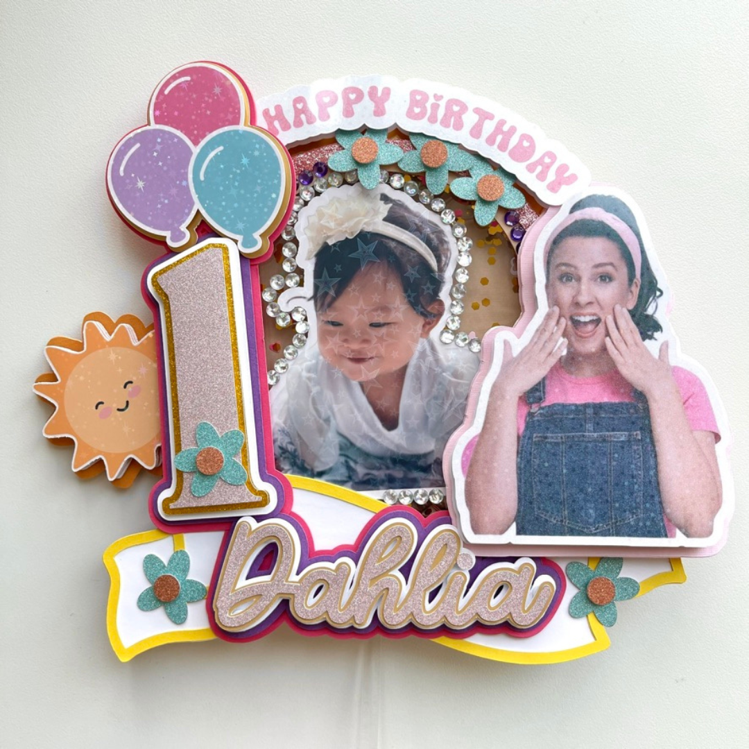 Personalized 3D Ms. Rachel Cake Topper for Kids Birthday Party | Personalized Party Decor