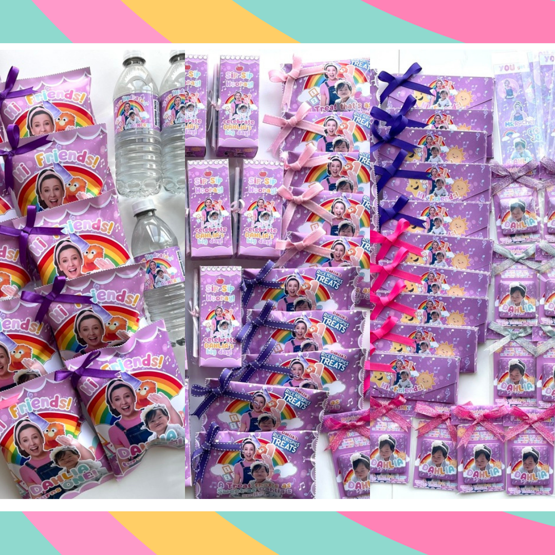 Ms. Rachel Personalized Party Bundle | Custom Birthday Party Favors