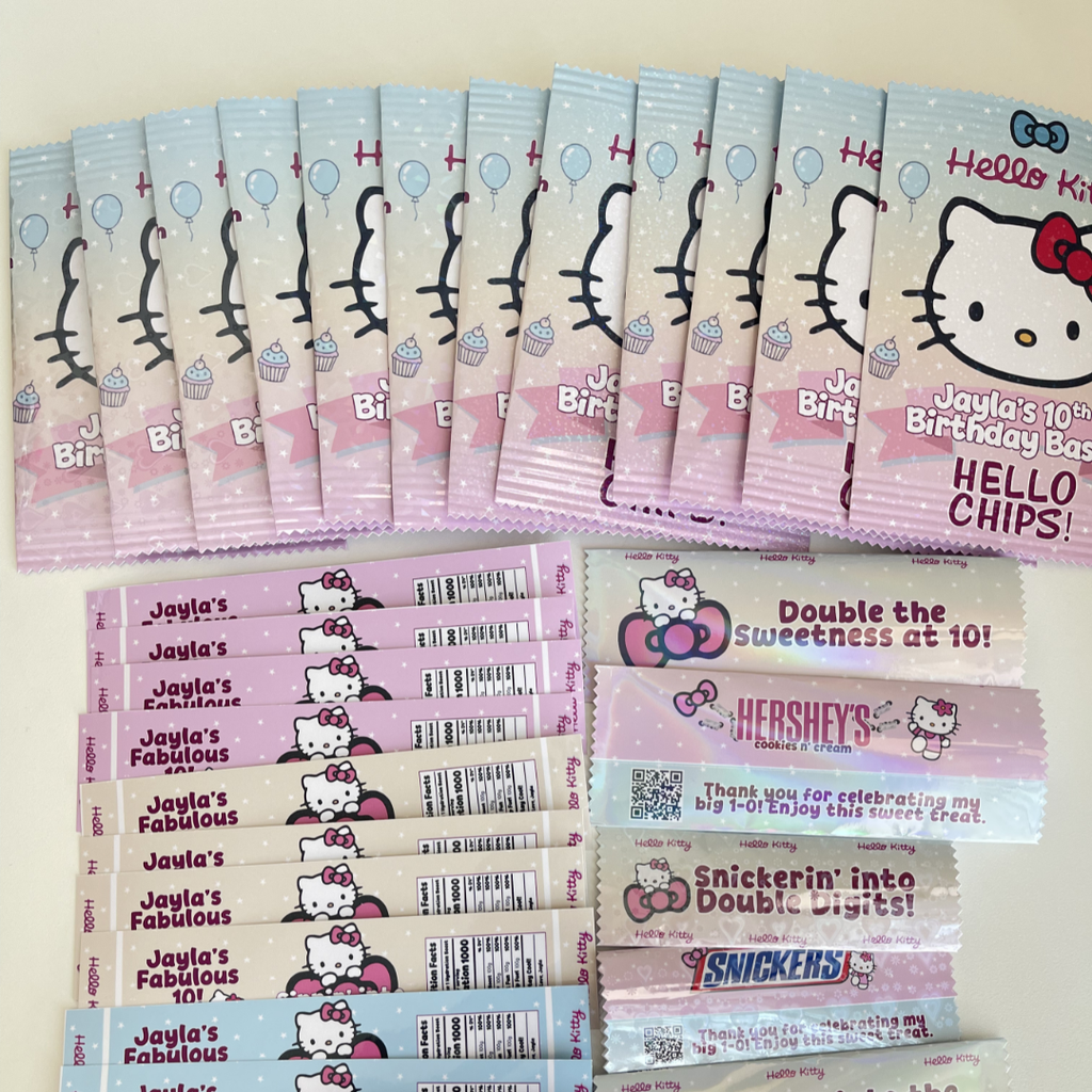 Hello Kitty Birthday Party Bundle Personalized Party Favors