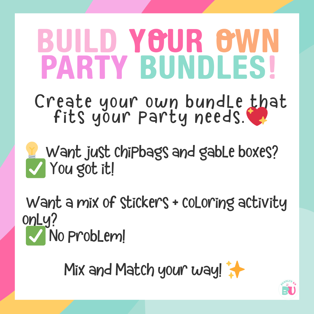 The Mama Custom Party Pack (Build Your Own Bundle) | Personalized Birthday Party Favors | Custom Party Favors