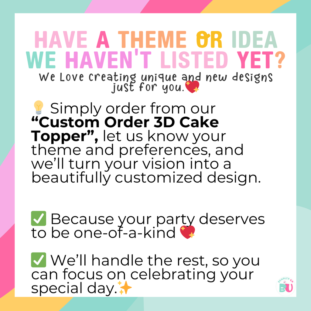 Personalized 3D Ms. Rachel Cake Topper for Kids Birthday Party | Personalized Party Decor