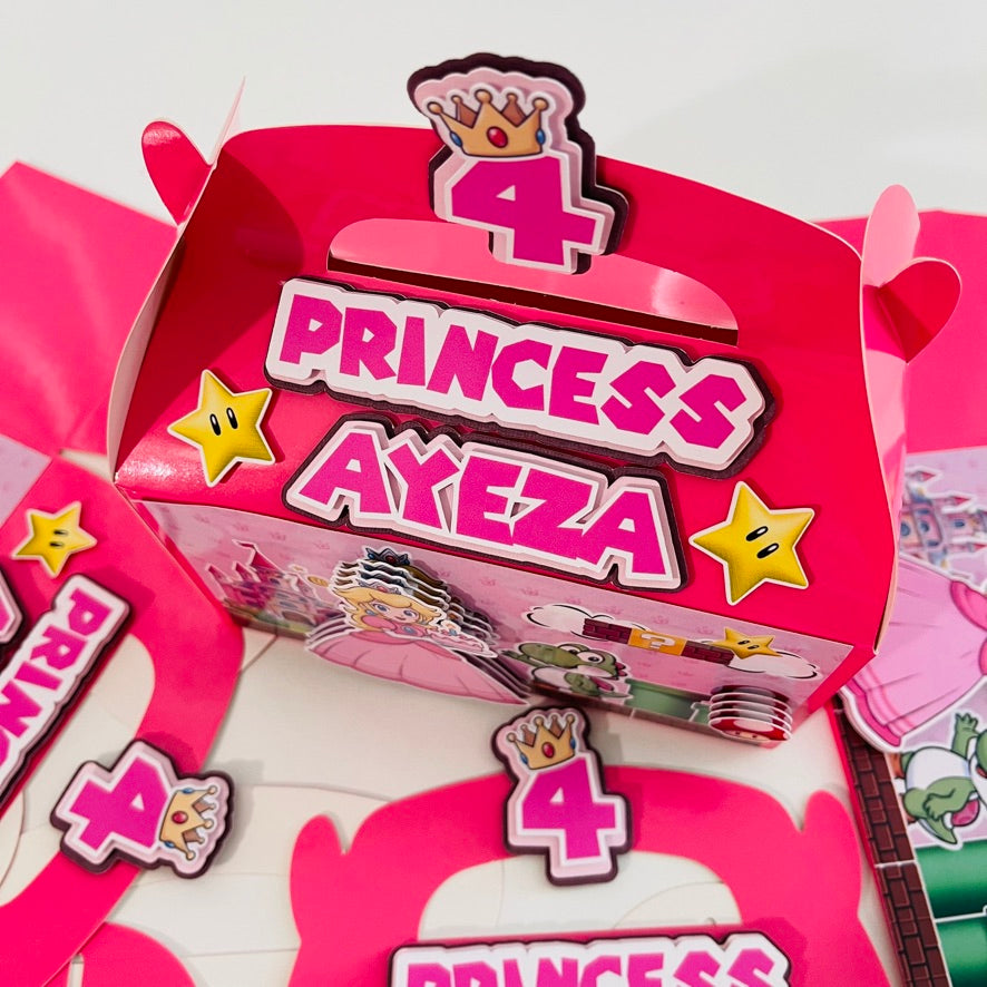 3D Princess Peach Gable Box