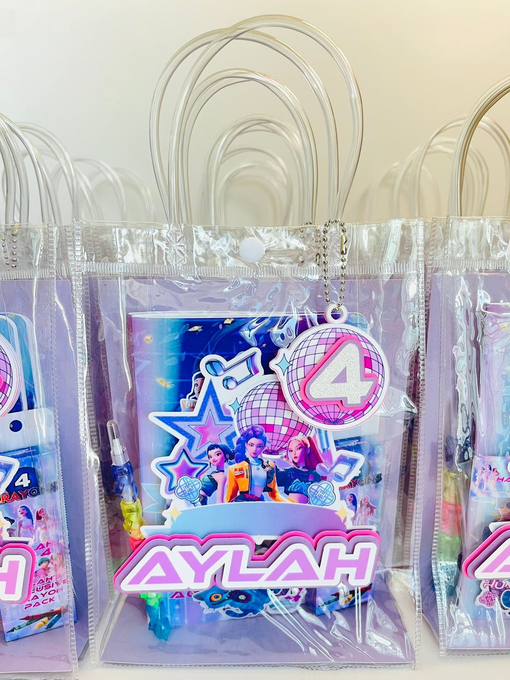 KPOP Demon Hunters Gift Bags Birthday Party Favors Goodie Bag Candy Bag Gift Souvenirs Personalized Birthday Party Favor