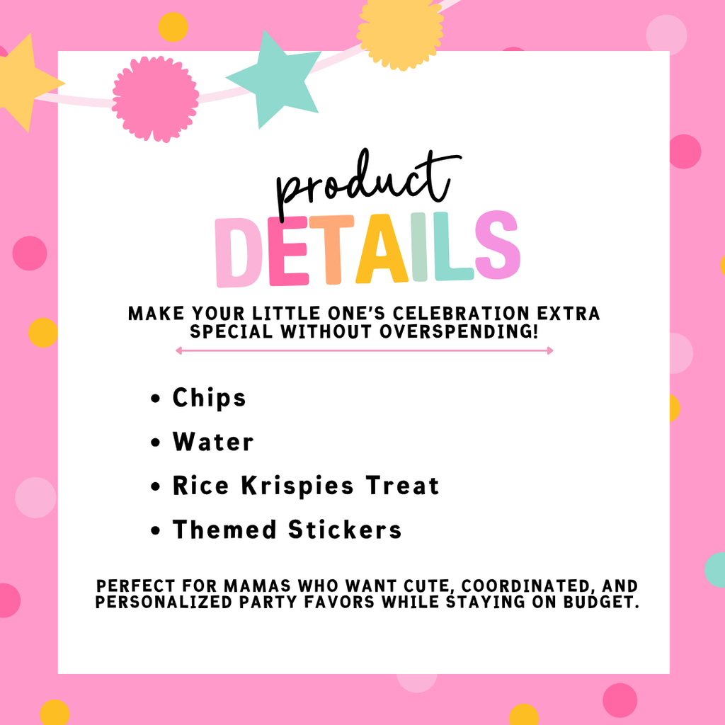 The Money Smart Mama Pack | Personalized Birthday Party Favors | Custom Party Favors