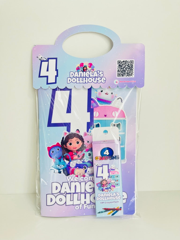 Custom Birthday Activity Booklet for Kids | Custom Party Favor
