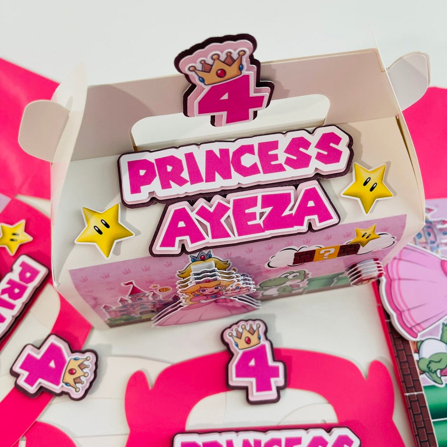 3D Princess Peach Gable Box