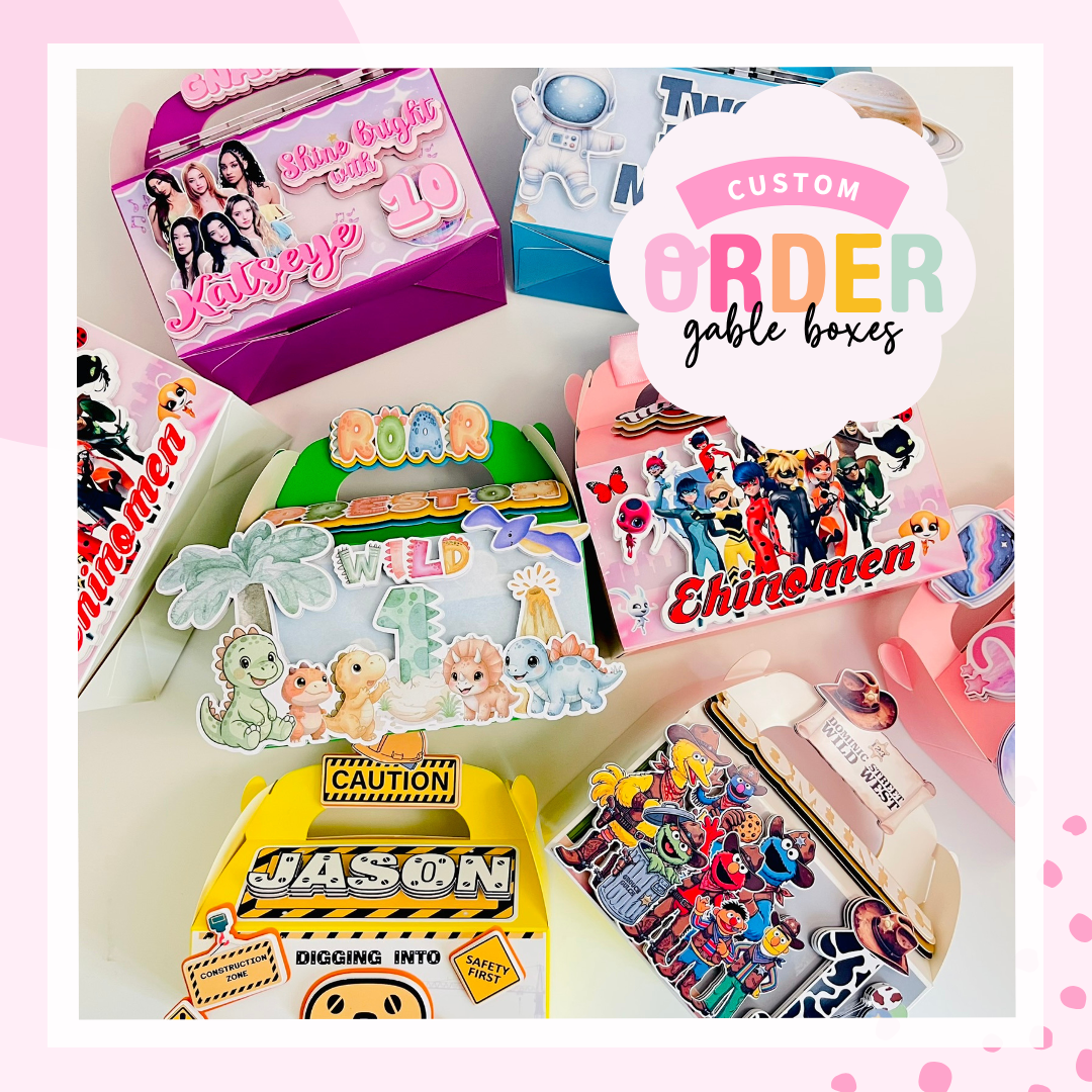 Custom Gable Boxes – Custom Party Favor Boxes