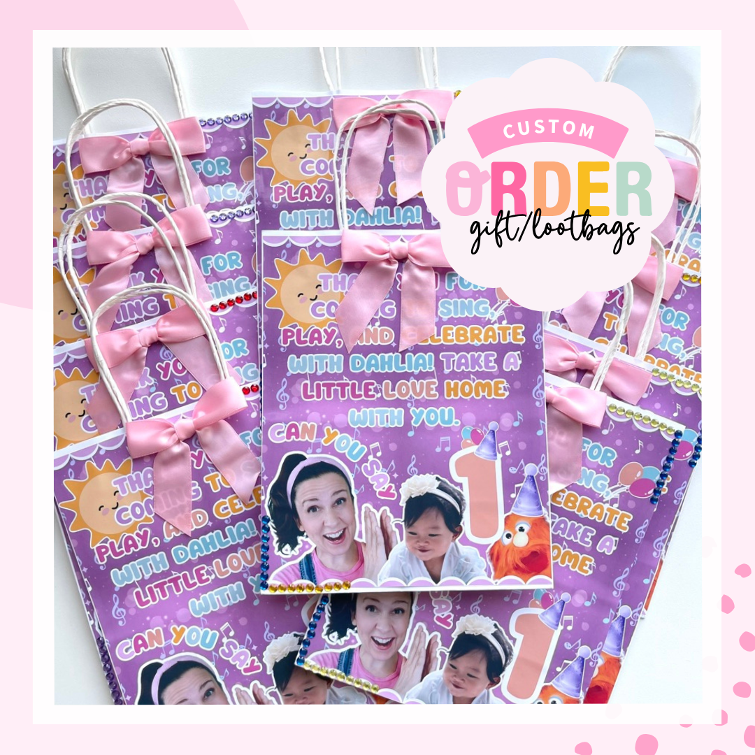 Custom Gift Bags/Loot Bags Party Favors | Custom Party Favor