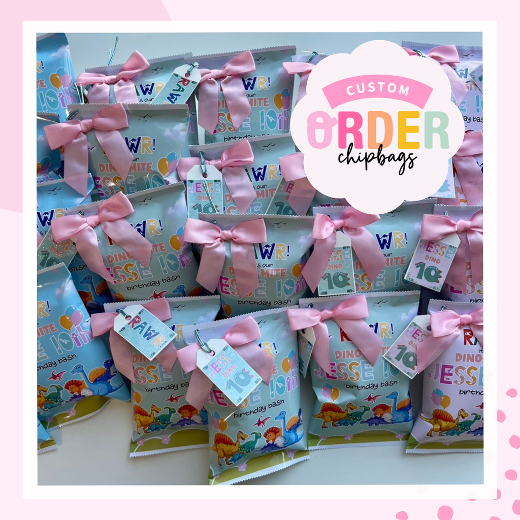 Custom Chip Bags Party Favors | Custom Party Favor