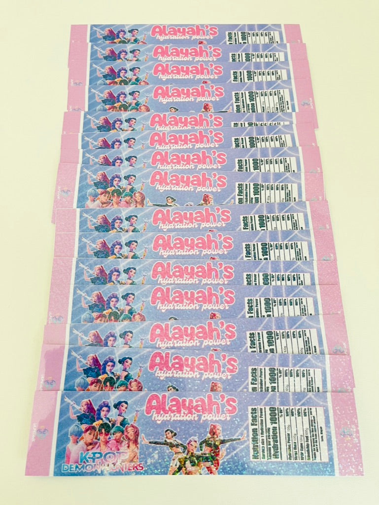 KPOP Demon Hunters Personalized Party Bundle | Custom Birthday Party Favors