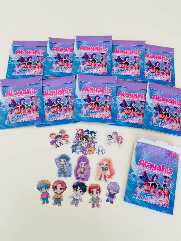 KPOP Demon Hunters Birthday Party Bundle Personalized Party Favors